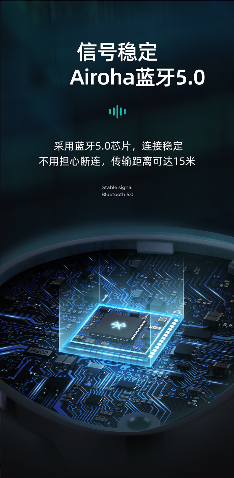 跨境私模t10真无线蓝牙耳机5.0入耳式双边数显cvc智能降噪tws耳机