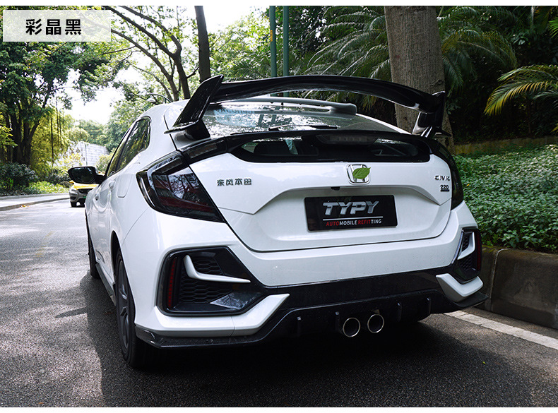 适用于21款十代两厢思域改装typer尾翼tr大尾翼定风翼跑车翼压翼