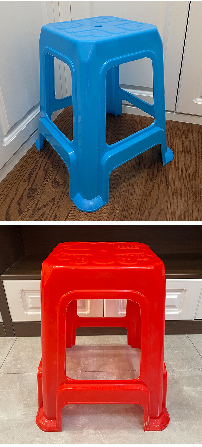 成人防滑塑料凳子家用客厅餐桌凳塑料凳子厂家现货批发