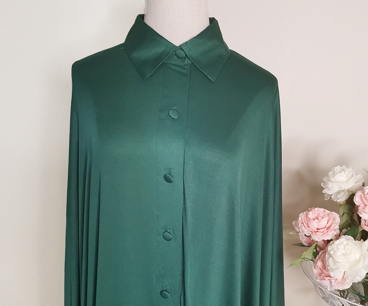 现货速卖通东南亚女装迪拜沙特阿拉伯纯色蝙蝠袖大罩袍开衫xy001