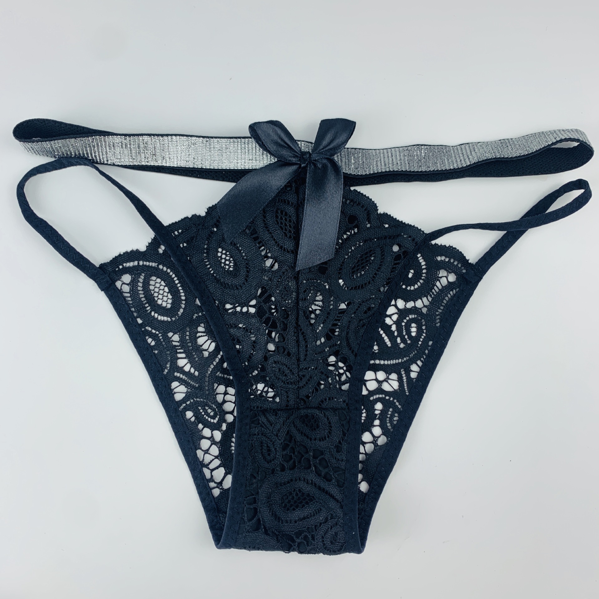 外贸情趣内裤少女蕾丝透明透视性感内衣裤少妇诱惑内裤女 t裤跨境