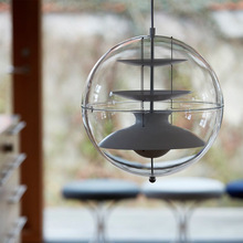 丹麦个性圆球星球灯北欧现代简约卧室创意吧台餐厅玻璃设计师吊灯