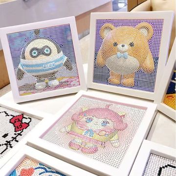 diy钻石画满钻蛋仔派对卡通儿童手工制作男女生日礼物小学生玩具