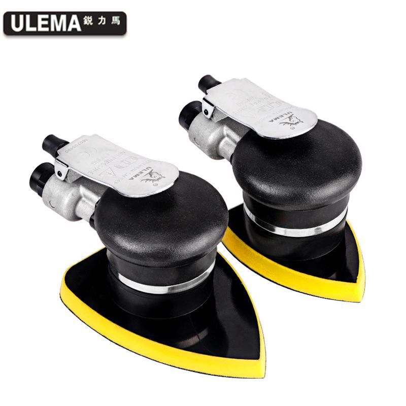 电动三角打磨机工业电磨阴角平面三角形气动震动式细节70*100砂纸