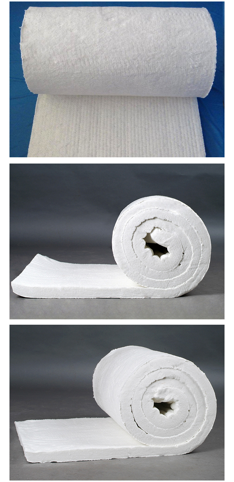 硅酸铝针刺毯保温防火陶瓷纤维毡硅酸铝针刺毯保温棉 陶瓷纤维毯