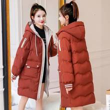 棉衣女中长款新款冬装韩版宽松大码棉袄面包服冬季外套潮