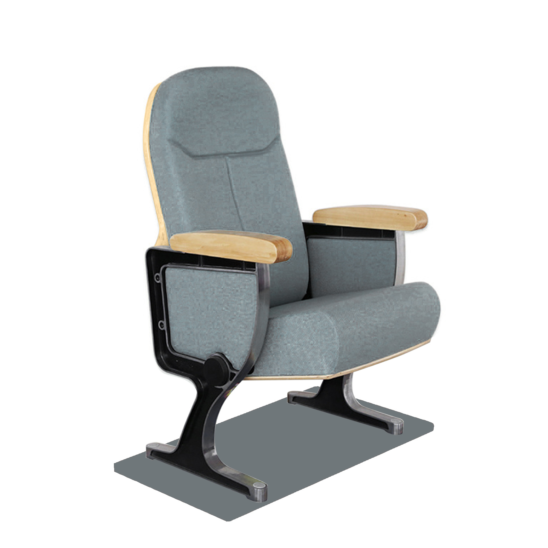 创鸿座椅铝合金脚礼堂椅政府单位会议室学校报告厅联排固定剧院椅