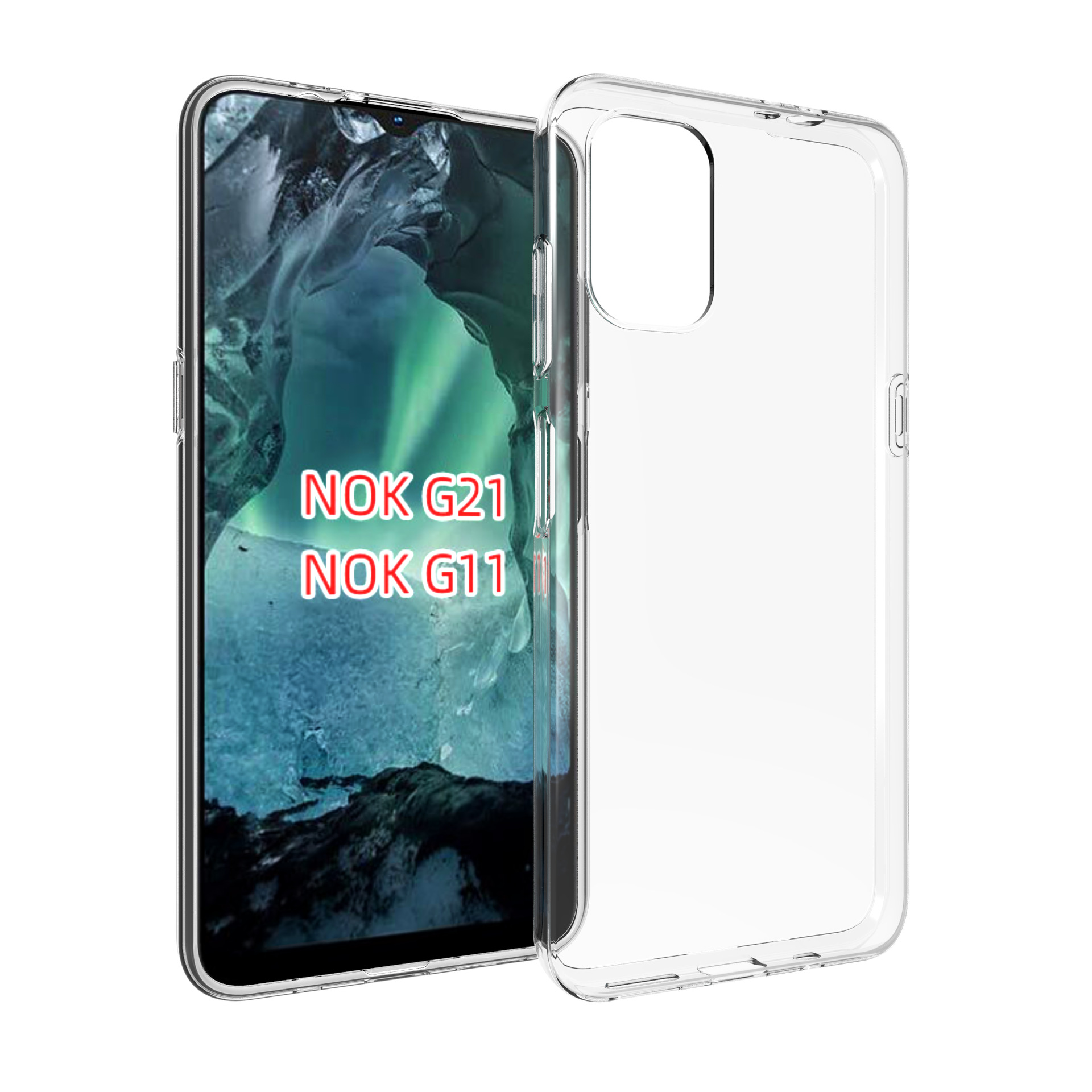 Nokia G21/G11光面防水印全高透手机清水套软胶保护套适用于配件