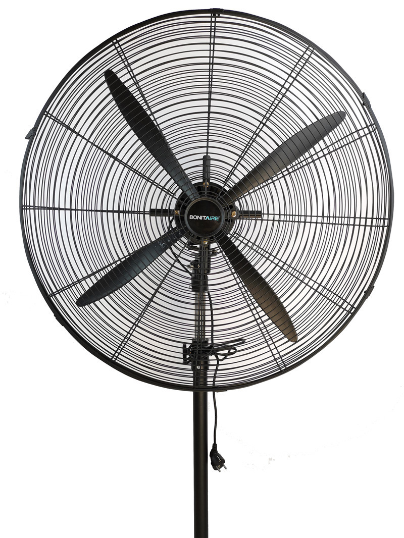 26寸四叶工业电风扇 牛角扇 落地扇 高档四叶铝叶 十字风叶大风量