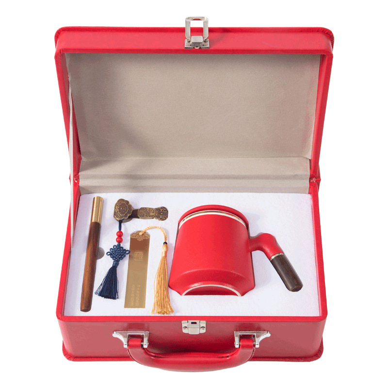 Business Gift Suit Office Cup Suitcase Gift Box Company Activity Gift Customized Logo Gift for Staff Gift