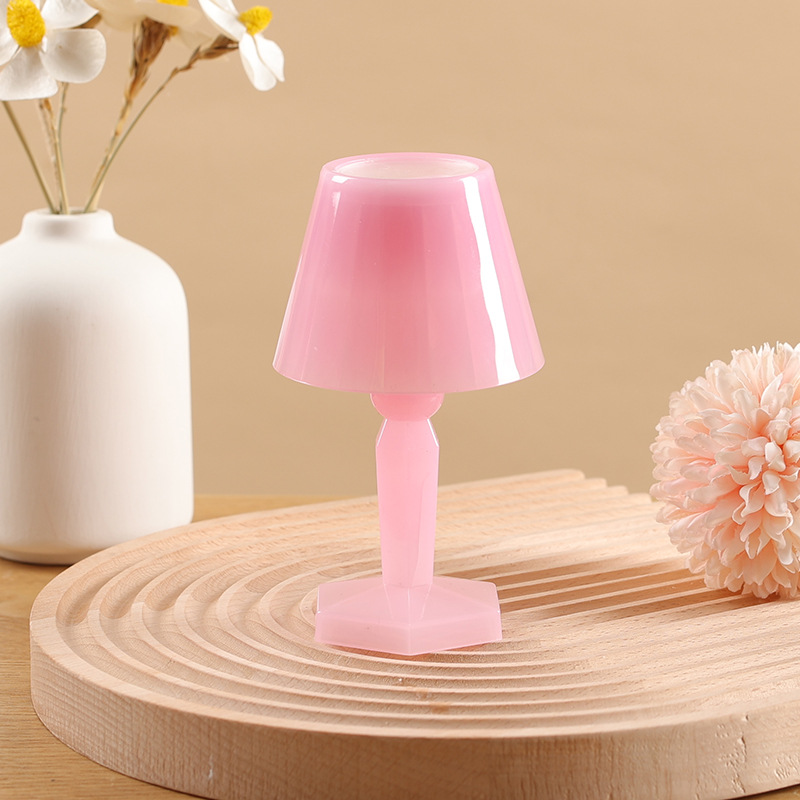 Creative Mini Macaron Led Small Night Lamp Girl Heart Romantic Table Lamp Candy Color Ins Ambience Light Bedroom Decoration