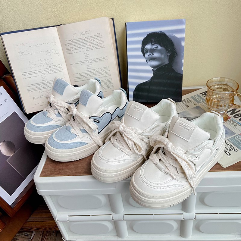 2023新款春秋软妹学生泫雅风板鞋子女ins潮小众百搭chic潮鞋-阿里巴巴