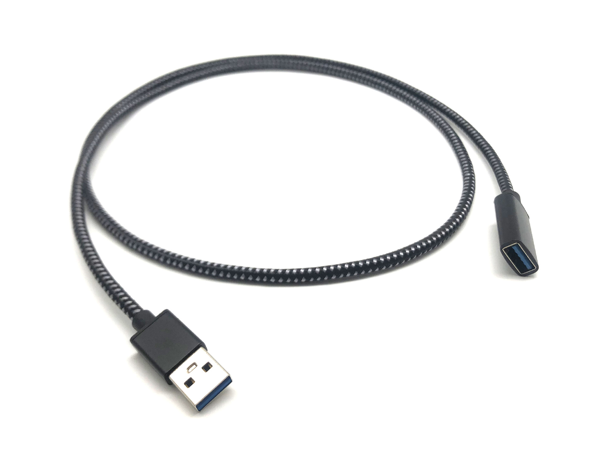 尼龙编织USB 3.0公对母高速传输数据线电脑硬盘相机打印机延长线