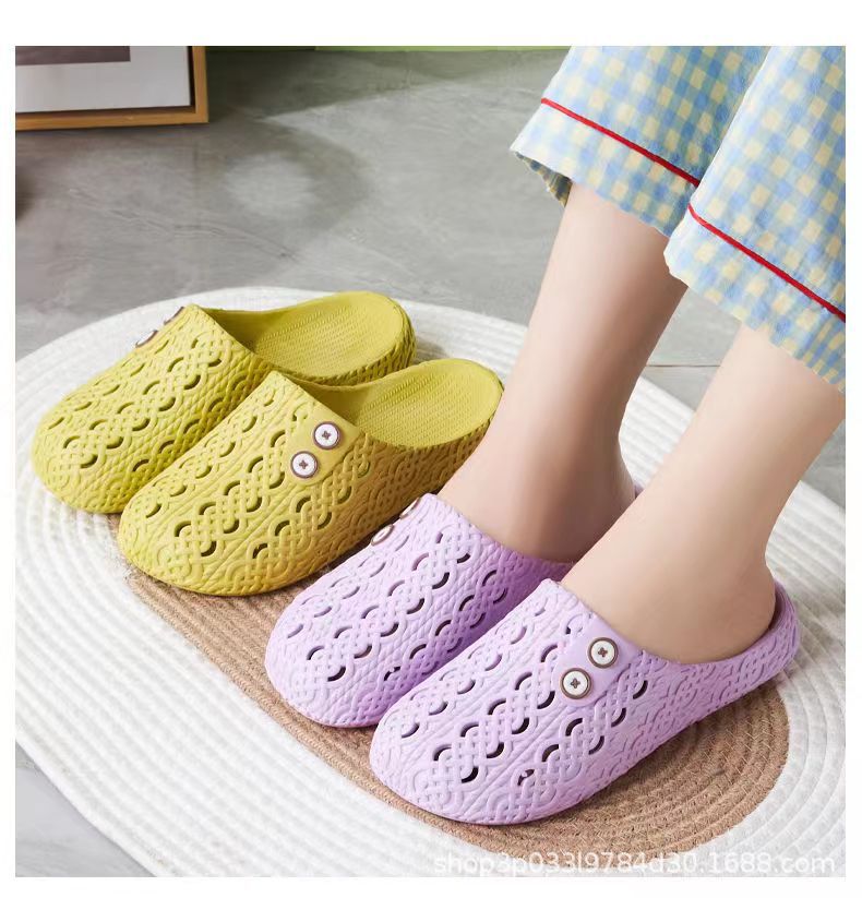 2022 New Closed Toe Women's Sandals Mesh Casual Breathable, Non-Slip, Wear-Resistant Stall Wholesale One-Click Delivery