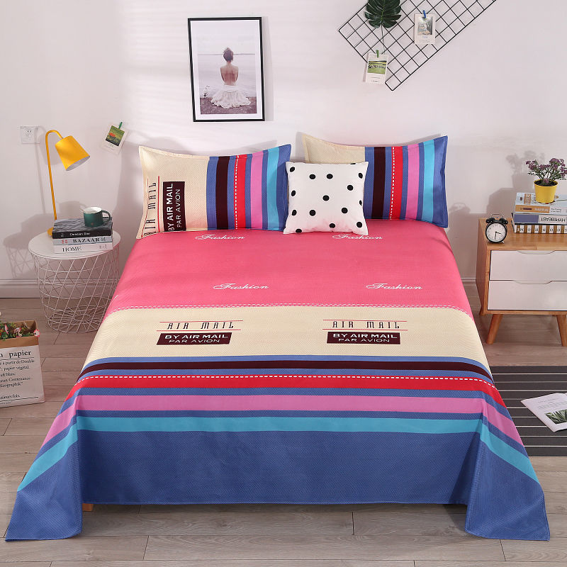 斜纹简约加厚亲肤磨毛床单单件四季通用床单双人单人多规格-阿里巴巴