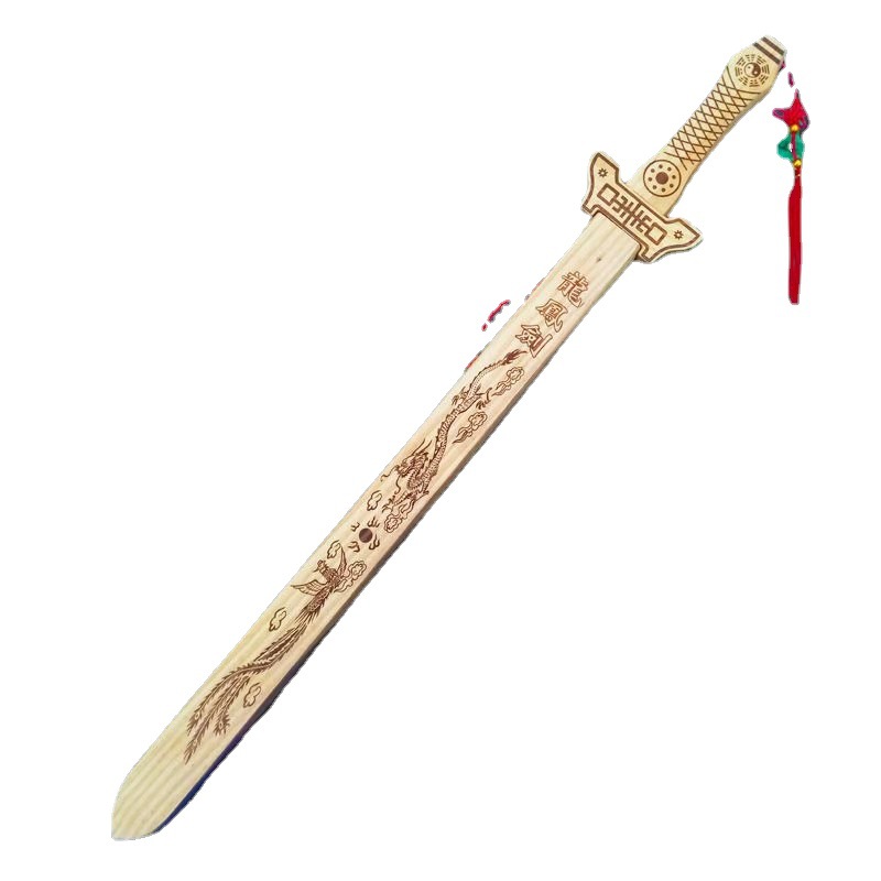 批发儿童剑竹青剑龙凤剑宝剑儿童仿真剑兵器刀剑玩具景区庙会热卖