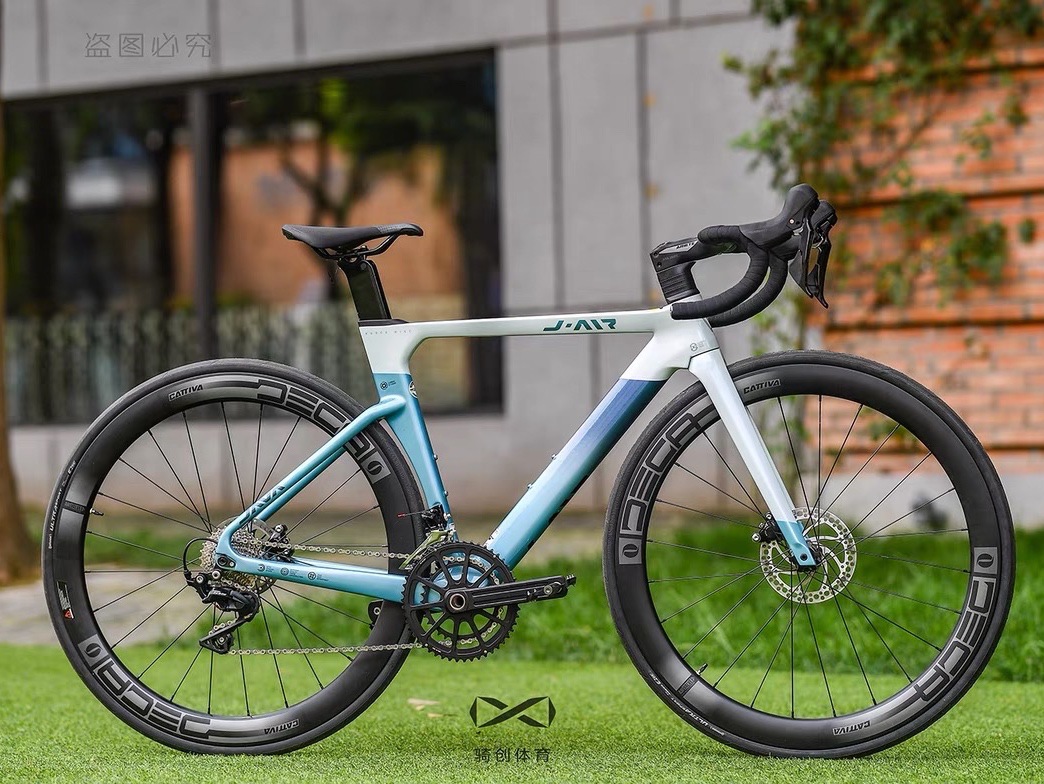佳沃java碳纤维公路自行车22变速碟刹弯把碳刀男女赛车火fuoco
