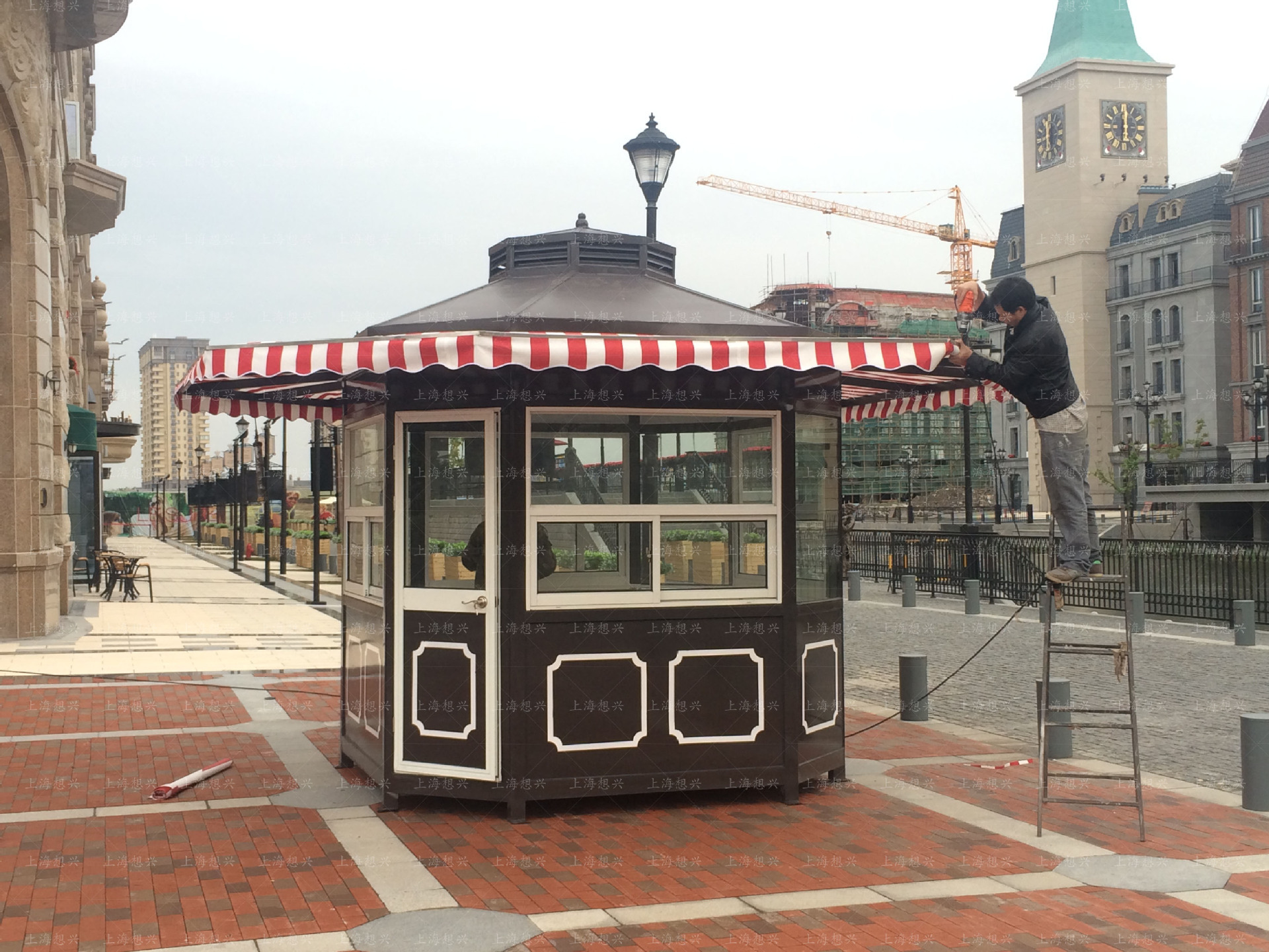 绿地长岛售货亭大型商业街售卖亭广场售货亭厂家直供