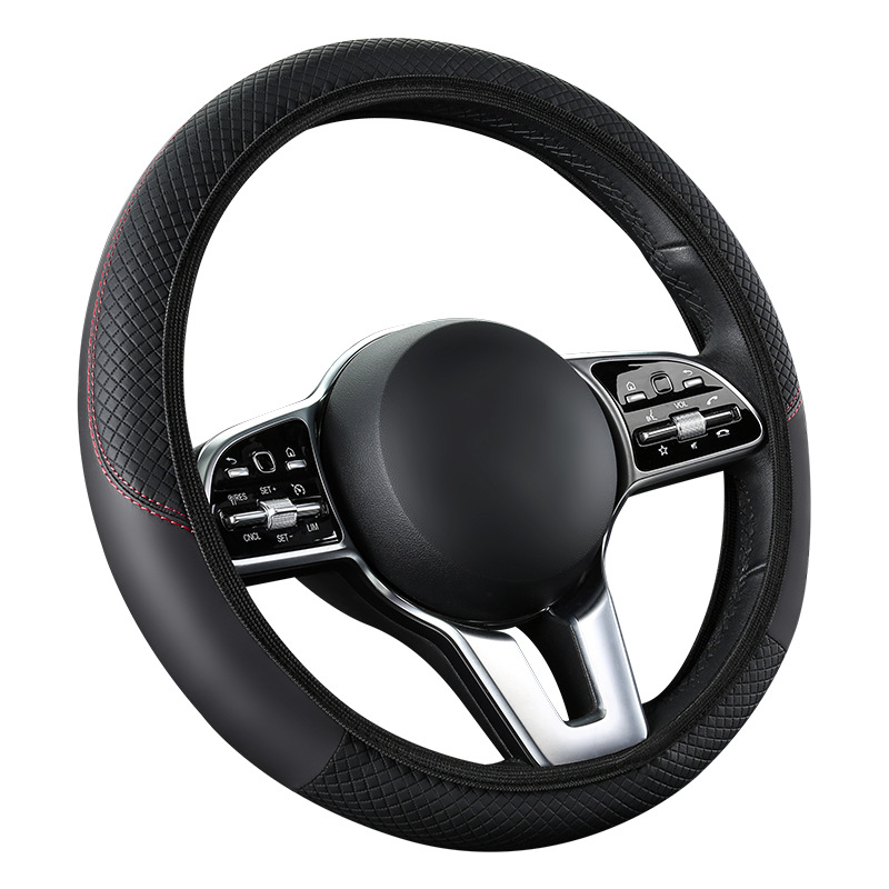 Car Steering Wheel Cover No Inner Ring Handle Cover Four Seasons Universal Car Interior Decoration Cross-Border E-Commerce Supply