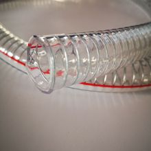 T1FIpvc钢丝软管水管透明螺旋增强软管加厚油管水管一寸4分钢丝塑