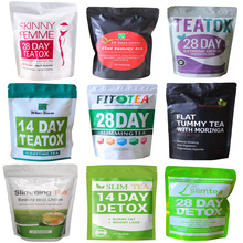 flat tummy tea 28days slim Lose weight detox tea茶叶出口