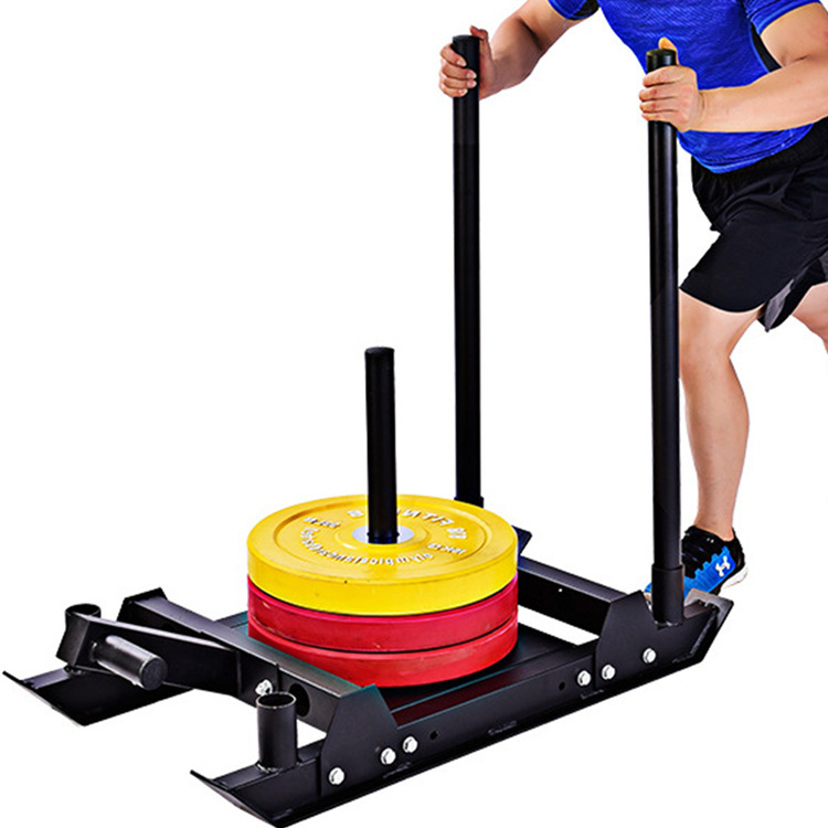 高质量户外健身雪橇车田径器材负重坦克爆发力健身推车 负重拉车