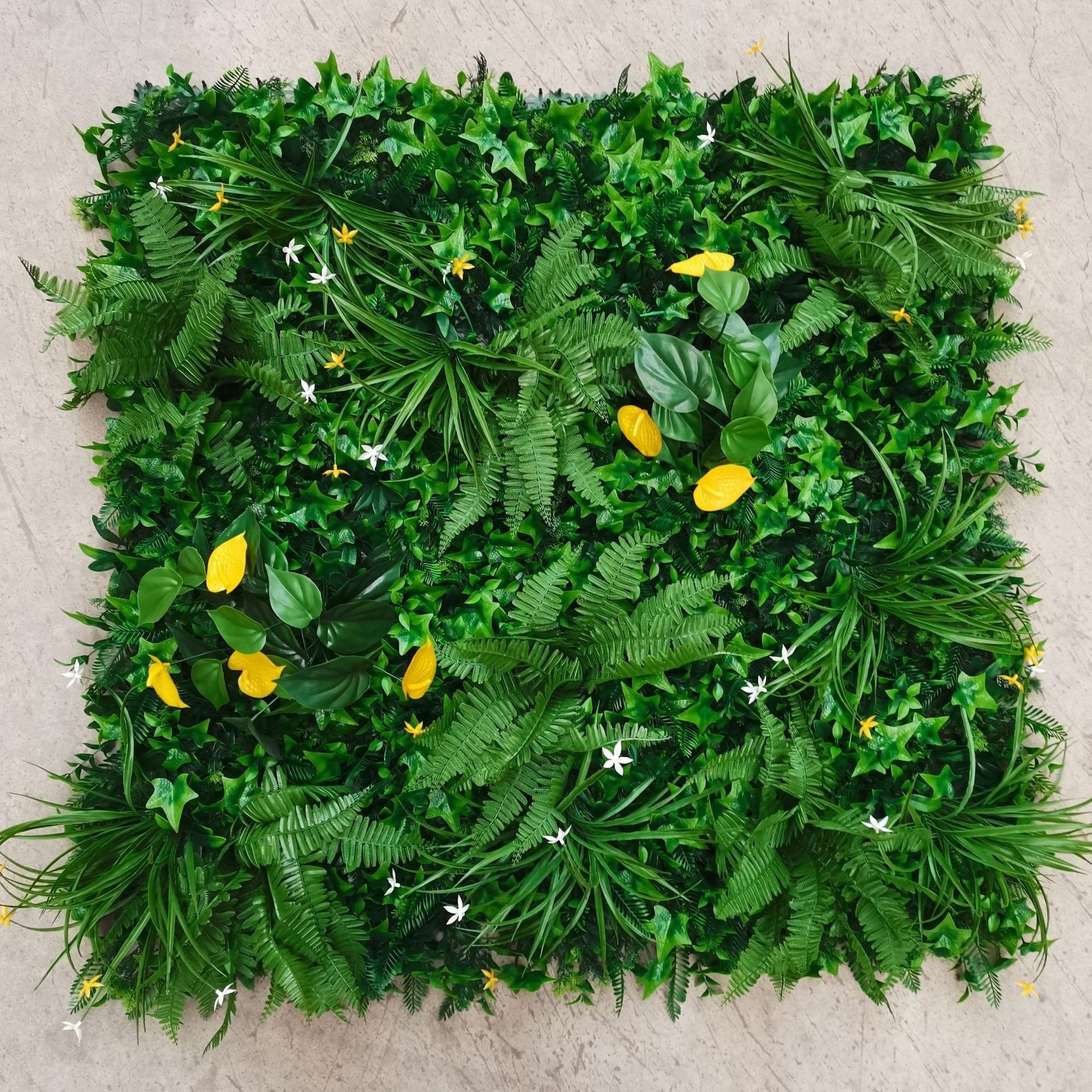 Artificial lawn plant wall green plant plastic fake flowers artificial lawn decoration