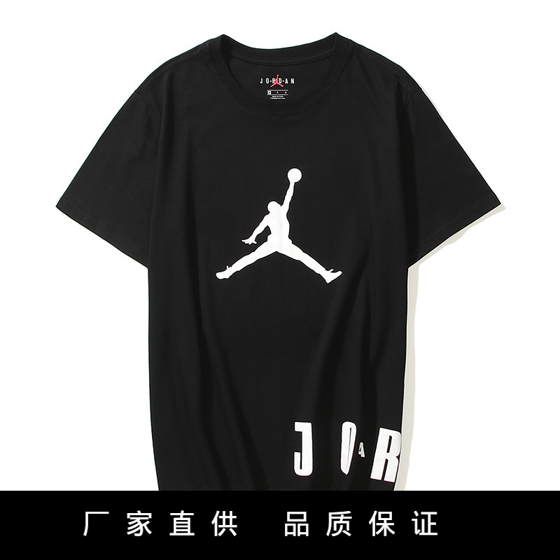 春夏aj飞人潮牌短袖t恤男女夏季23号情侣宽松潮流休闲半袖衫代发