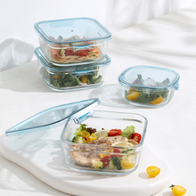 玻璃饭盒可微波炉加热上班带饭餐盒水果沙拉便当盒冰箱收纳保鲜盒