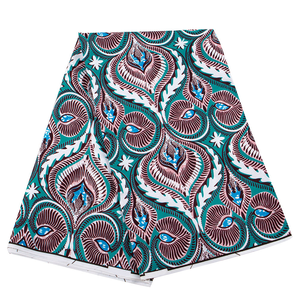 1件代发非洲民族蜡染印花面料双面几何印花蜡布非洲民族服装面料