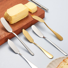 不锈钢烘焙刮刀牛油刀韩式长柄加厚果酱黄油抹刀奶油奶酪裱花刀