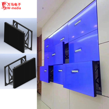 49/55寸前维护式液晶拼接屏 大屏监控电视拼接墙方