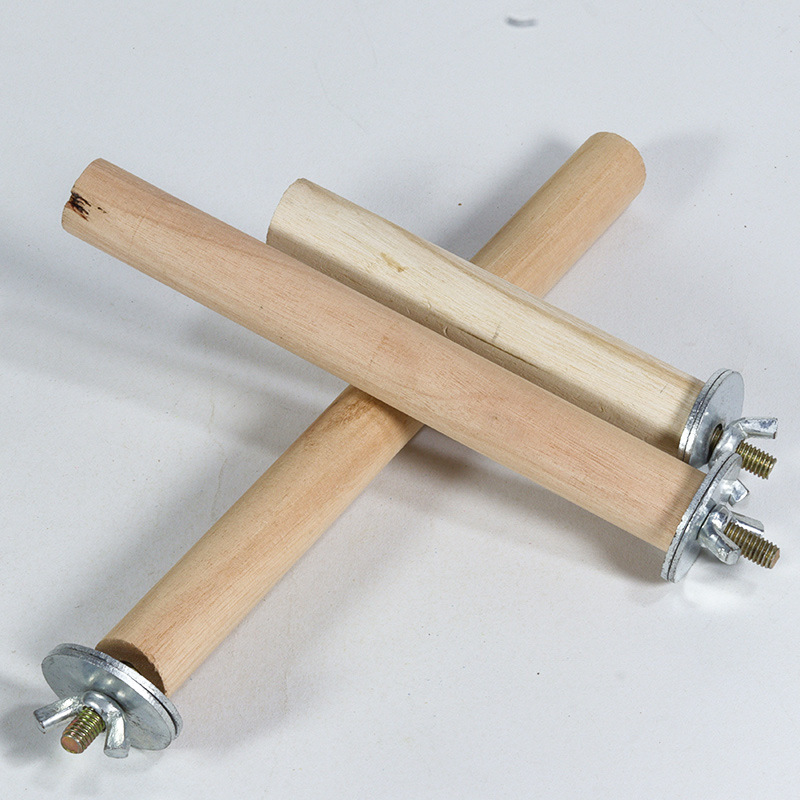 鹦鹉实木站棍虎皮牡丹鹦鹉木站杆鸟笼栖息杠鹦鹉跳棍鸟笼配件用品