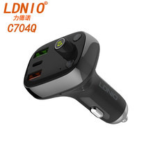 LDNIO力德诺C704Q车载充电器MP3蓝牙接收器音乐FM发射器QC3.0/PD