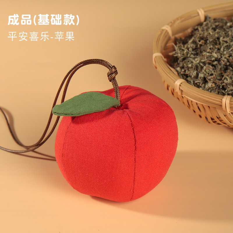 Dragon Boat Festival Lotus Seedpod Sachet Wholesale Handmade DIY Material Package Chinese Persimmon Perfume Bag Gift Argy Wormwood Fruit Pouch