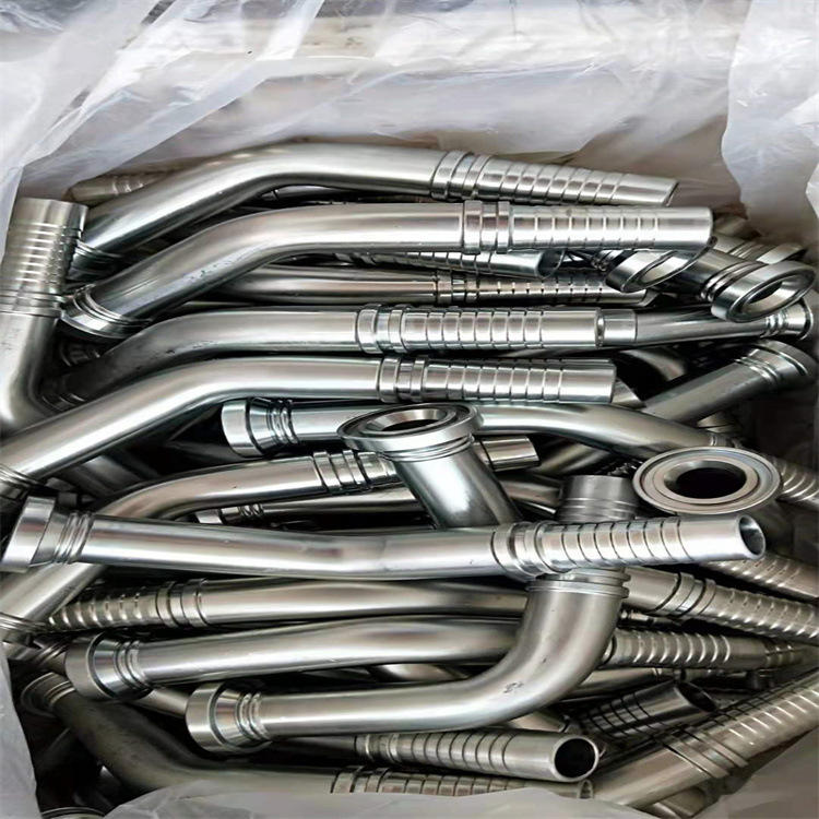 公制英制液压油管接头扣压式接头美制胶管接头