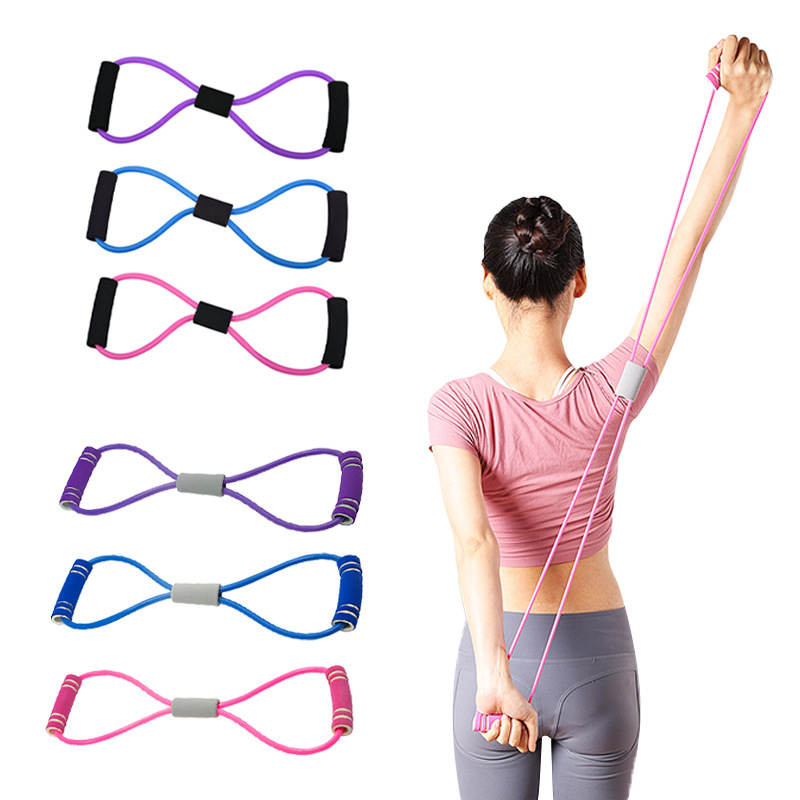 拉力器瑜伽开背训练器健身房瑜伽房训练用拉筋神器tpe八字拉力器