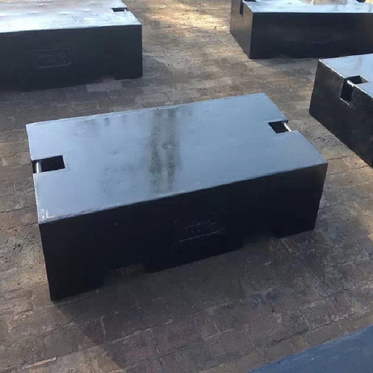 常德1t标准砝码可叉吊两用地磅校验铸铁砝码1000kg工业配重块法码