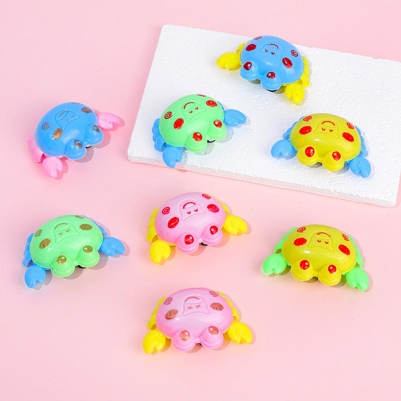 Cute Cartoon Warrior Crab Pull Back Car Small Gift Packing Capsule Toy Kindergarten Push Small Cross-Border