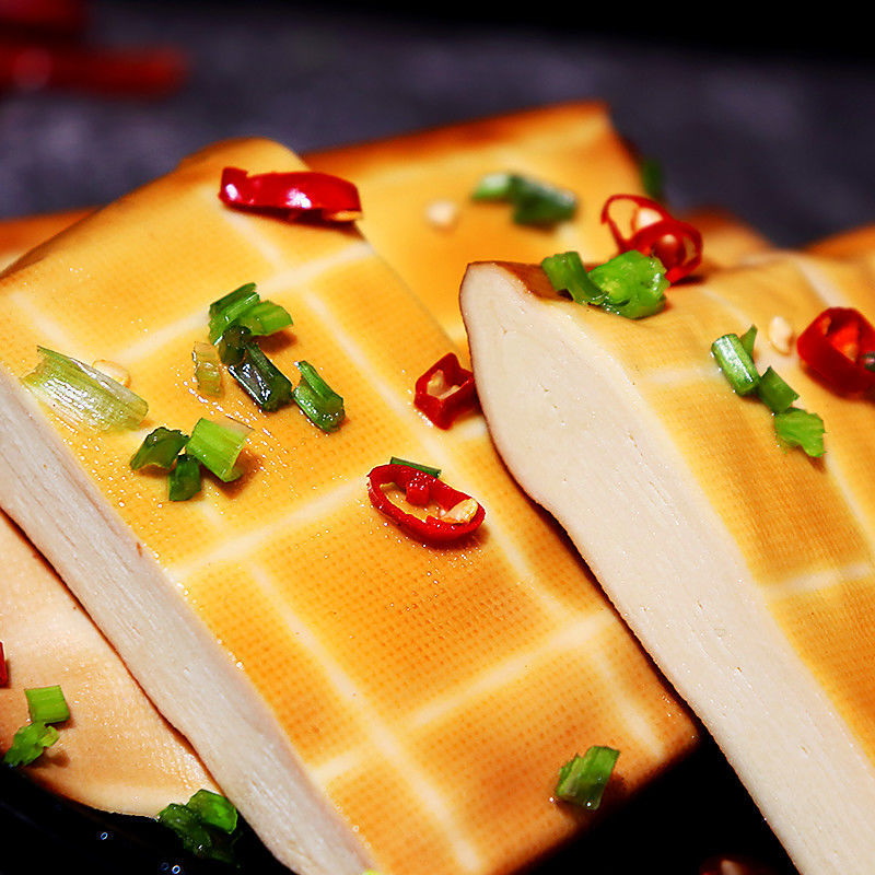 东北特产五香干豆腐卷豆干熏干豆腐卷素食豆制品素鸡卷千张批发