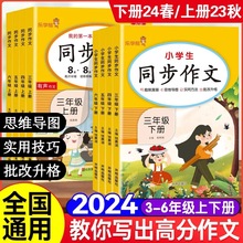 2024版乐学熊同步作文三四五六年级上下册阅读与写作理解专项训练