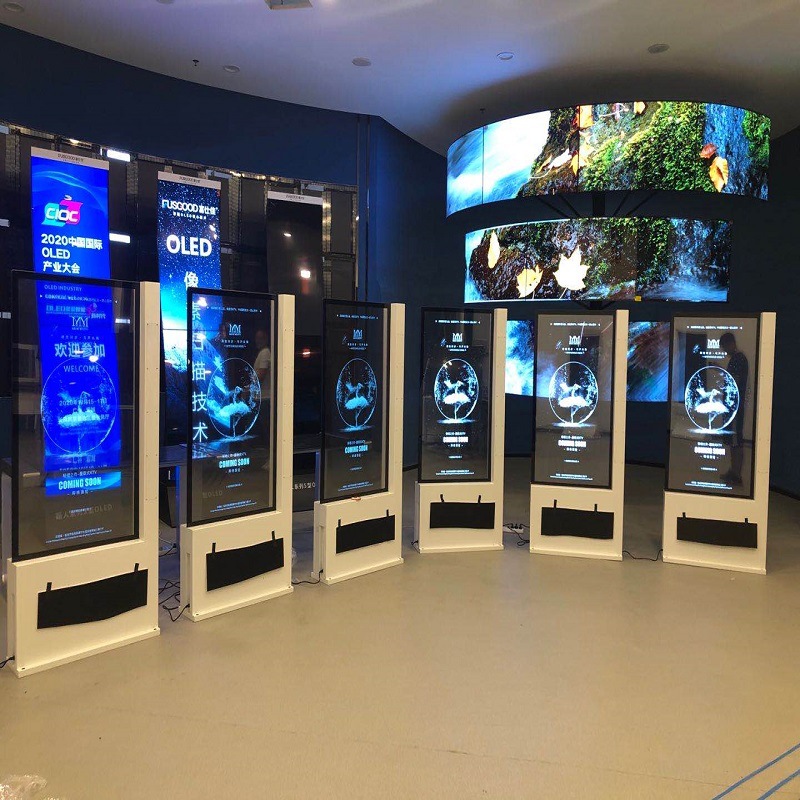 55寸oled透明拼接显示屏 透明拼接显示屏柔性电视oled液晶显示屏