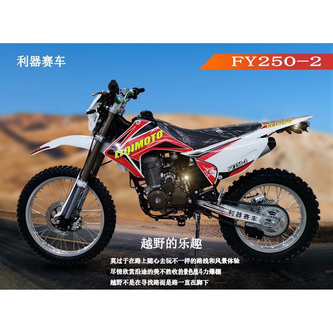 利器赛车fy250-2越野摩托车cb250发动机倒叉减震带大灯山地林道车