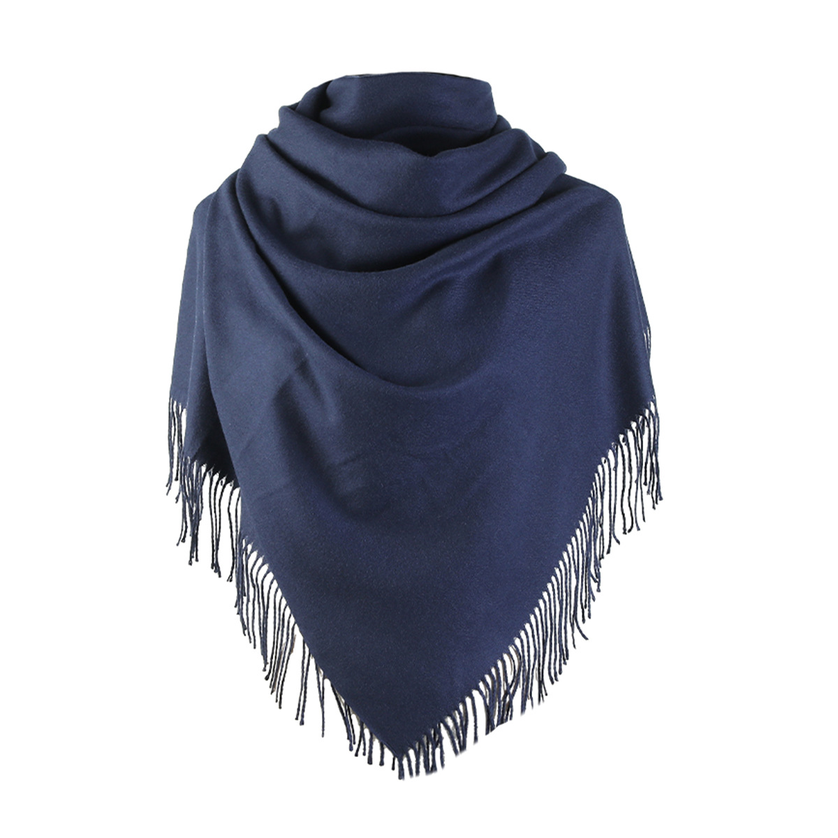 New European and American Fashion All-Match Double-Sided Two-Color Cashmere Scarf Shawl Factory Wholesale Exclusive for Cross-Border