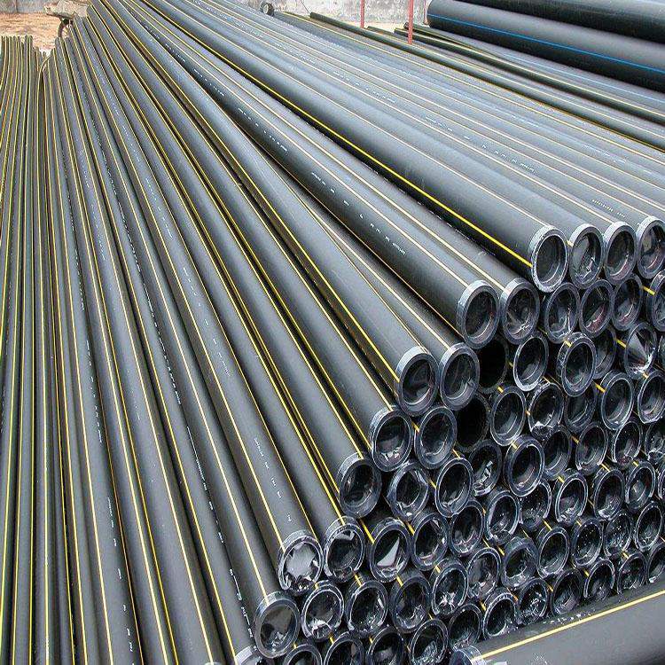 中财pe燃气管 sdr11 gb17天燃气用埋地塑料复合管小区天然气管道