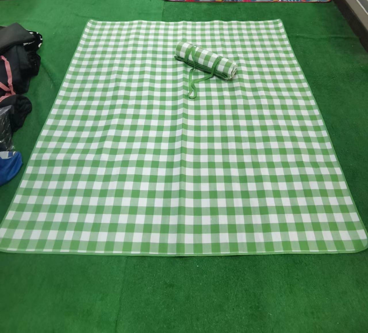 外贸出口德国tcm晴纶布面野餐垫夏天小清新防水防潮帐篷露营地垫