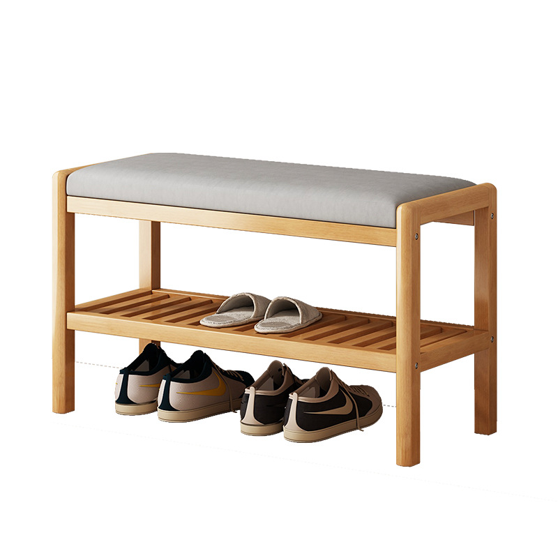 实木换鞋凳家用门口可坐式鞋柜坐凳一体北欧年新款穿鞋凳鞋架