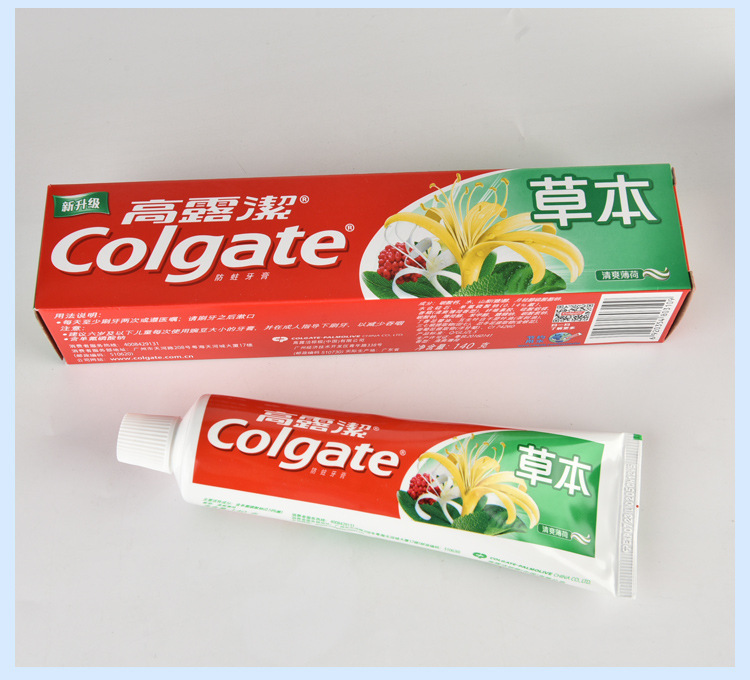 140g高露洁牙膏批发清新口气牙膏成人家庭装品牌牙膏