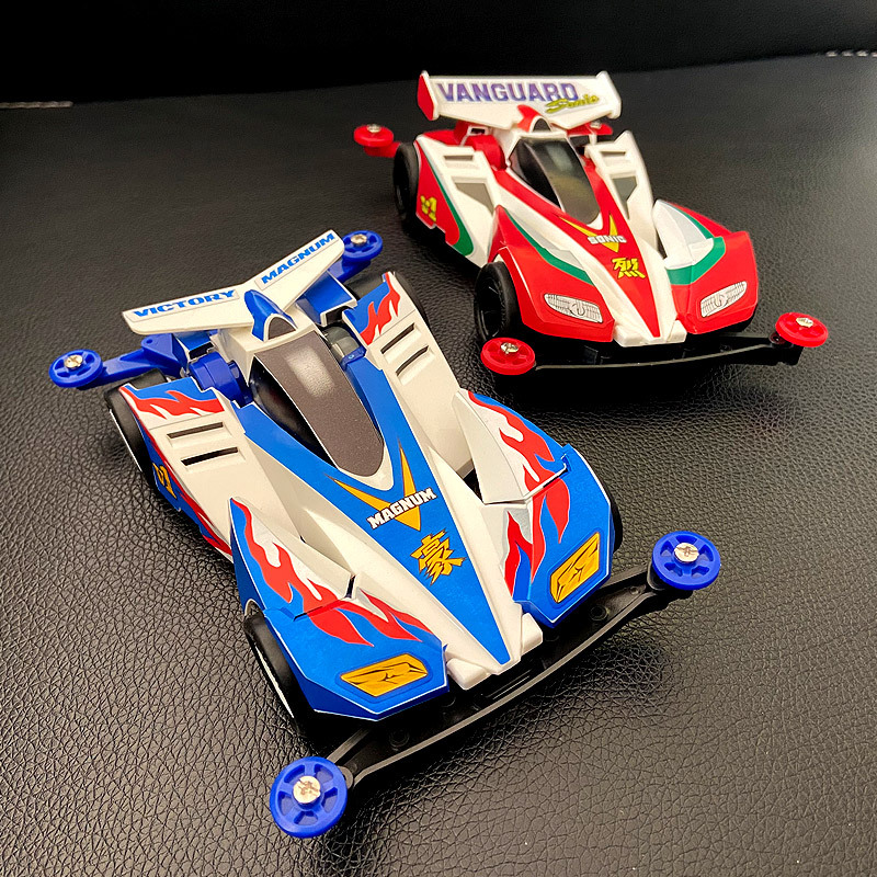 大兴四驱车四驱兄弟拼装版魔鬼司令高速马达男孩玩具赛车组装模型