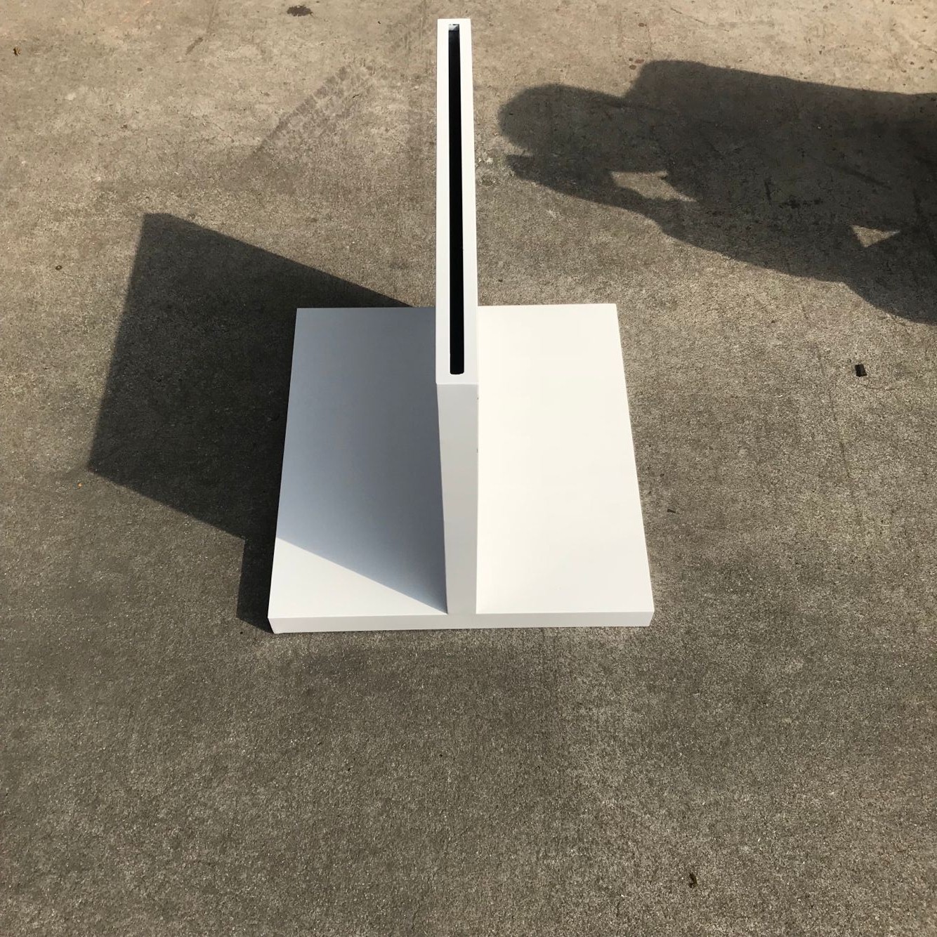 厂家批发不锈钢广告底座 商场广告展示牌底座 欢迎来图批发广告牌